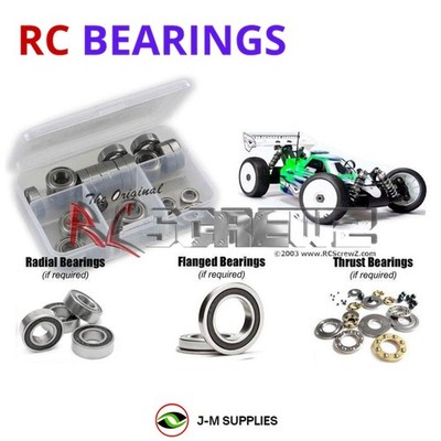 RCScrewZ Rubber Shielded Bearings mug025r for Mugen Seiki MBX7-E 1/8 E2010 | KIT