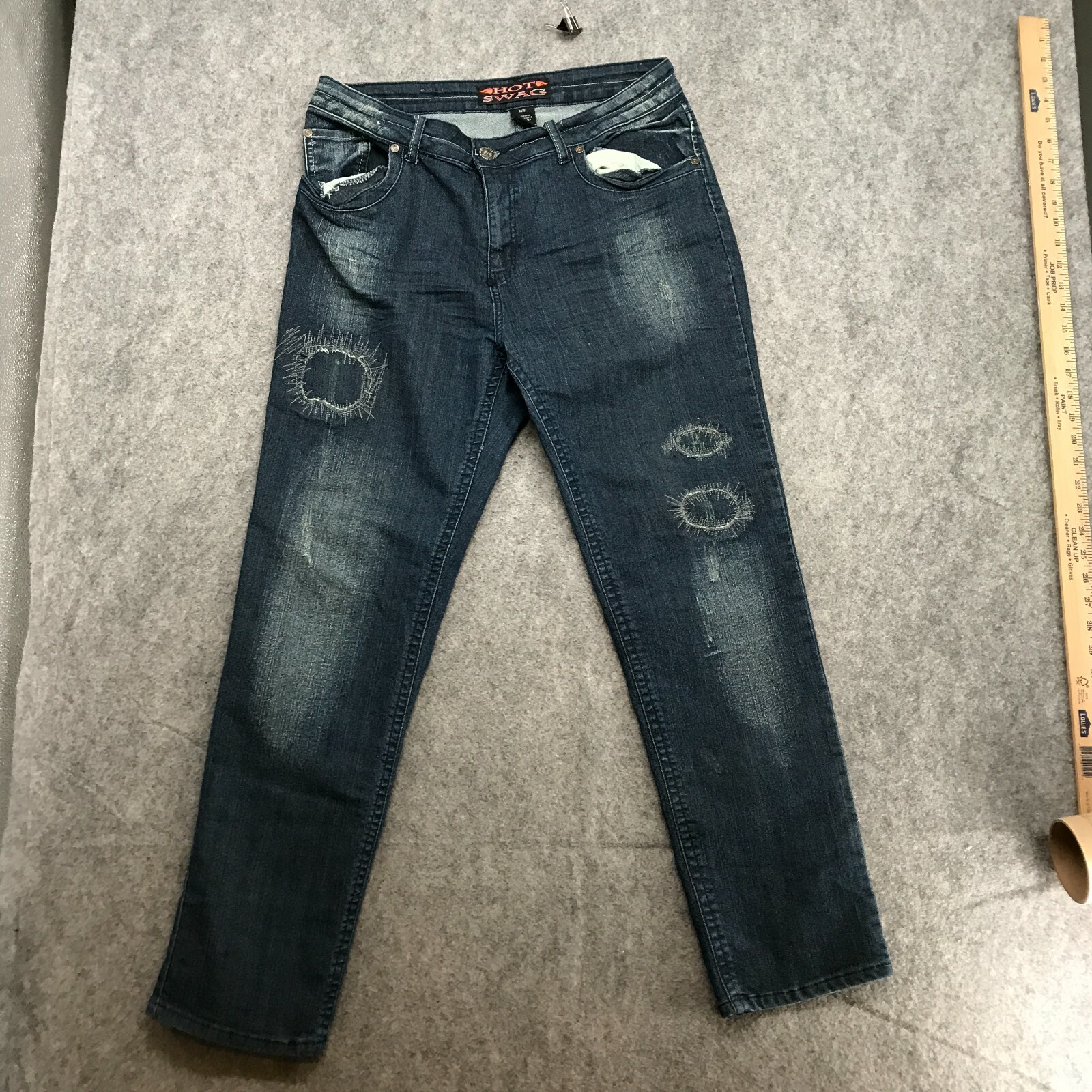 パンツ black damage denim swag opium Opium Ripped jeans | Limited Edition | Fūga