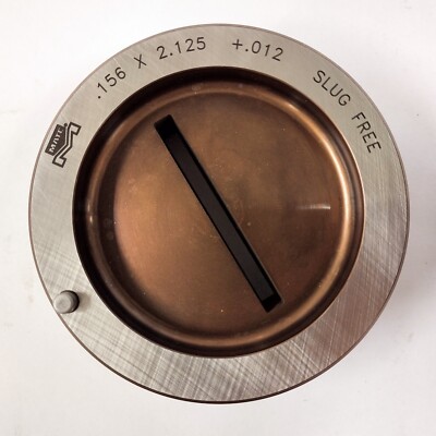 MATE .156X2.125 +.012'' RECTANGULAR DIE - SLUG FREE