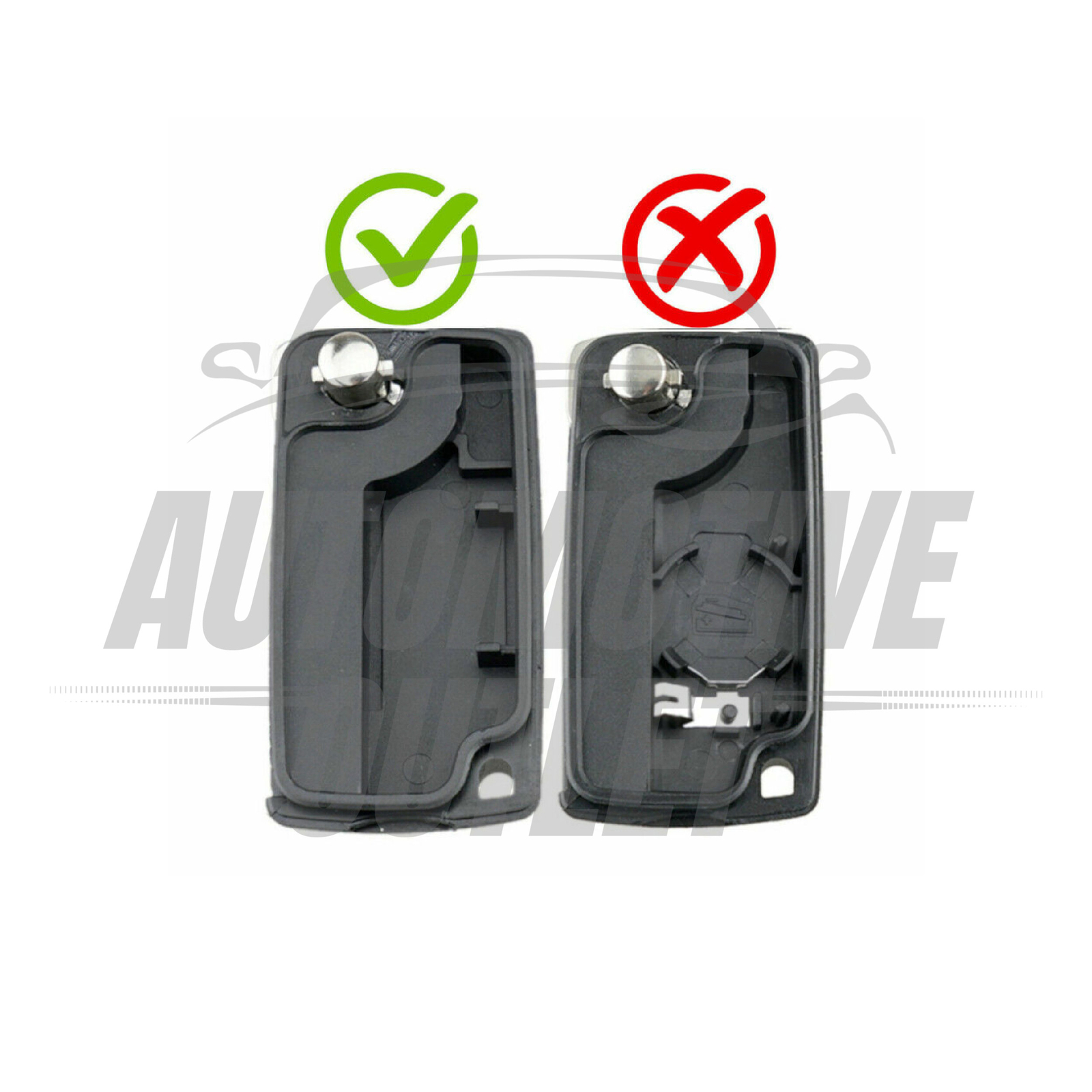 3 BUTTON REMOTE FLIP KEY FOB CASE SHELL CE0523 FOR FIAT SCUDO TOYOTA PROACE VAN 8