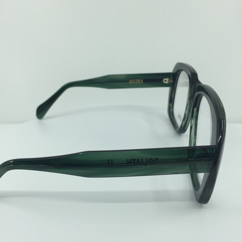 Pre-owned Goliath Ii Eyeglasses Ultra  2 C. Translucent Green 62-20mm Holland In Clear Demo Lenses