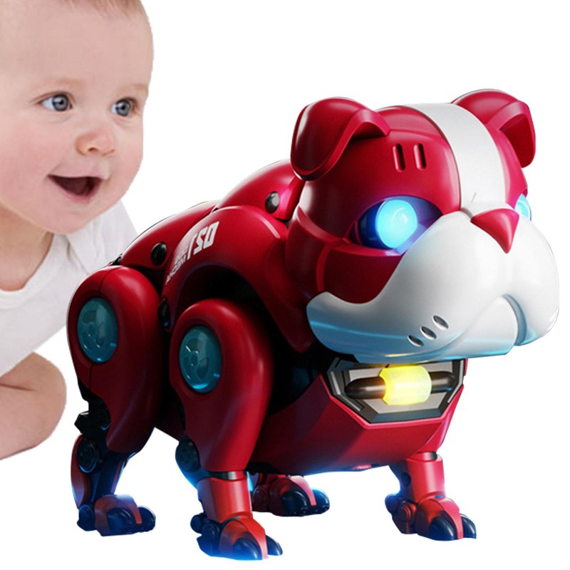 Robot Dog Pet Intelligent Toy With Lights For Kids Boy Girl 