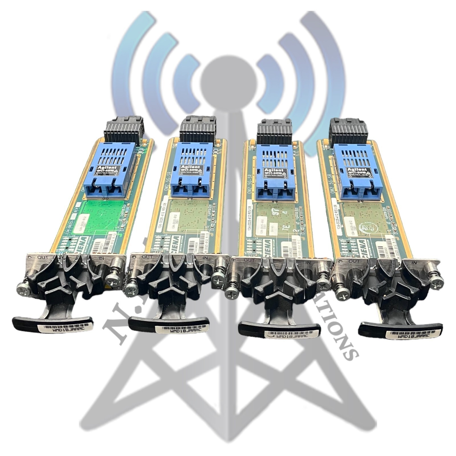 Lot of 4, Ciena, 134-0025-812, WMD1BJAAAC, Module Card