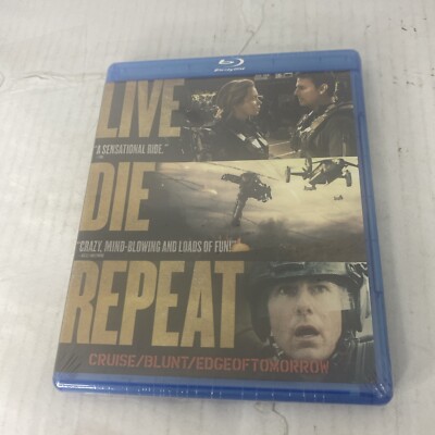 Blu-ray Live Die Repeat: Edge of Tomorrow (2014) Brand New And Sealed