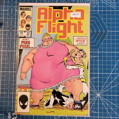 ALPHA FLIGHT #22 VOL. 1 8.0+ 1ST APP MARVEL COMIC BOOK DD-77