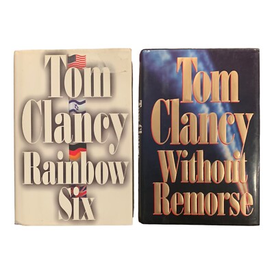 Tom Clancy Bundle Lot (2) John Clark Series Rainbow Six Without Remorse