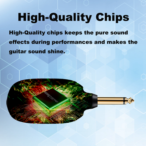 INGPARTNER A8 Dual Transmitter Digital Wireless Guitar System for Bass, Guitar