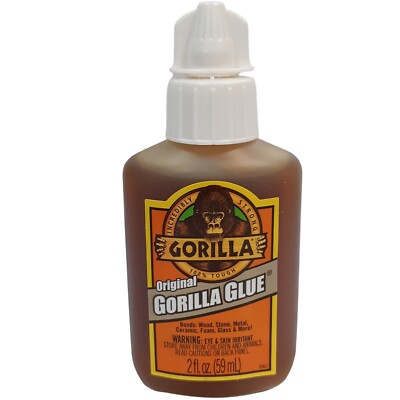 GORILLA GLUE Original 2oz 50002 Multi Purpose Waterproof Adhesive MADE IN USA