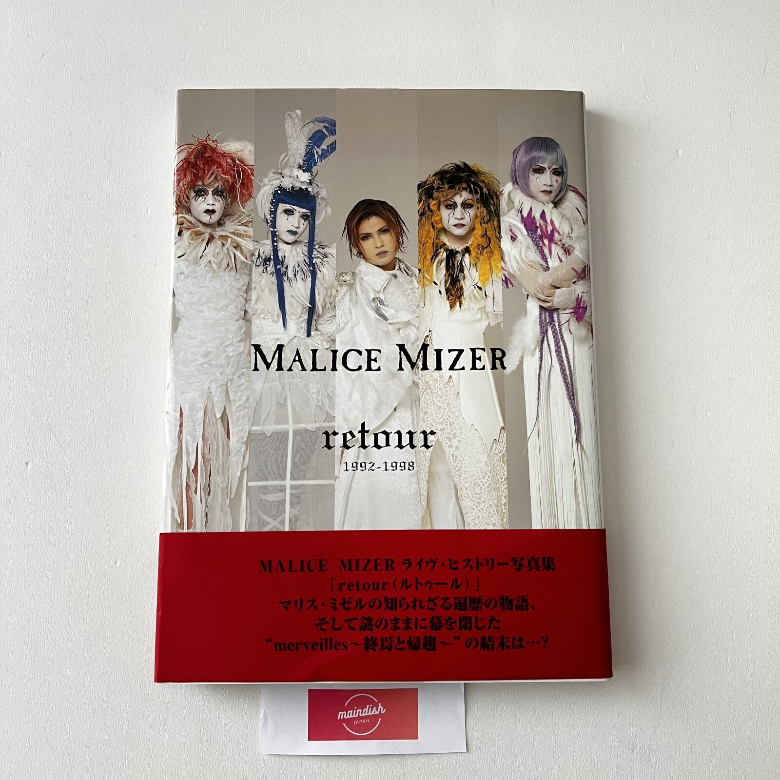 Malice Mizer Photo Book retour with OBI Japan Visual Kei