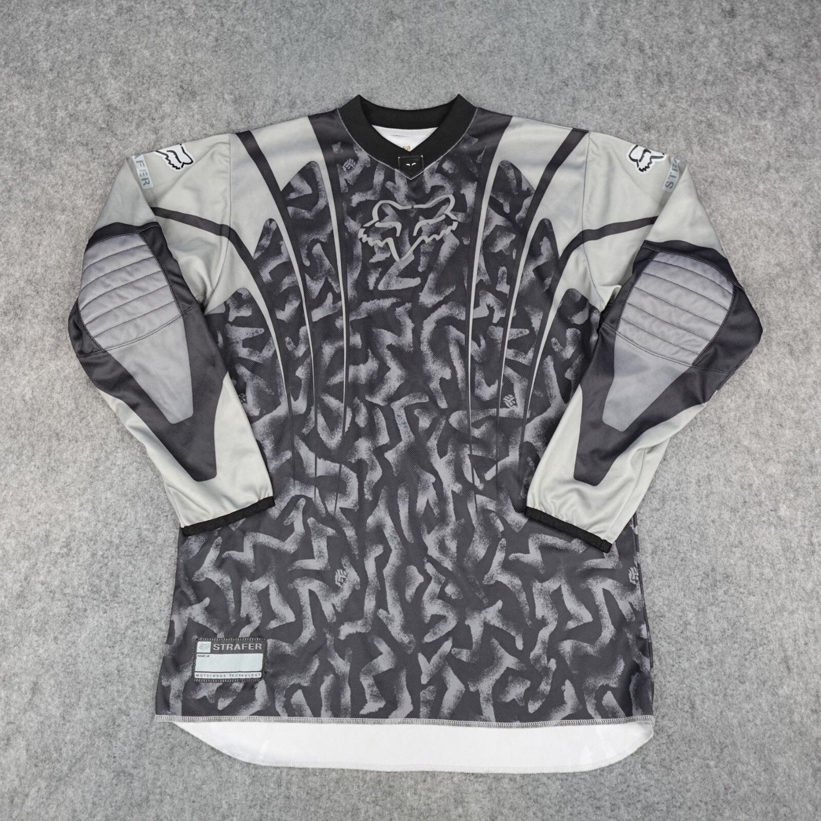 Vintage Fox Racing Jersey Mens Small Black Motocross Vintage Fox Racing Jersey Mens Small Black Motocross