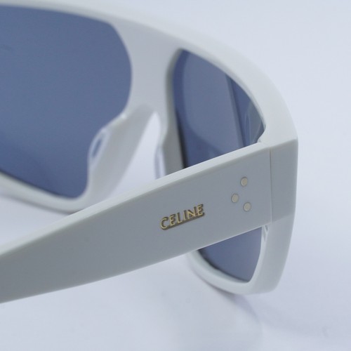 Pre-owned Celine Cl40195i 25c Ivory/silver Mirror --135 Sunglasses Authentic
