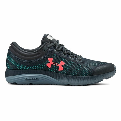 

[3021947-403] Mens Under Armour Charged Bandit 5, Wire-ash gray-beta red