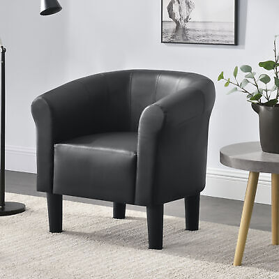 B-WARE Sessel Schwarz Clubsessel Loungesessel Cocktailsessel Relaxsessel