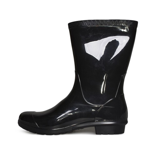 UGG SIENNA BLACK WATERPROOF RUBBER BOOT WOMEN'S RAIN BOOTS SIZE US 9/UK 7 NEW