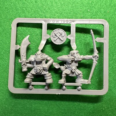 warhammer quest Fantasy Orcs x2 Orc Warriors Games Workshop Citadel 90s 1992  