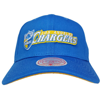 Mitchell & Ness San Diego Chargers NFL Pro Fit Snapback Hat 3D Logo Cap NWT