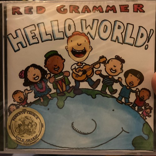 Hello World! Red Grammer CD Red Note NEW Sealed Over The