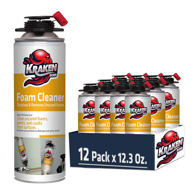 Kraken Bond Spray Foam Gun Cleaner  ( 12x12.3 oz ) 12 Pack