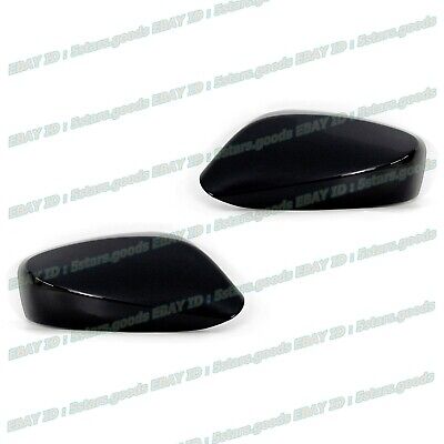 Glossy Pure Black Cover Trim For Hyundai Accent Sedan / Hatchback Side Mirror