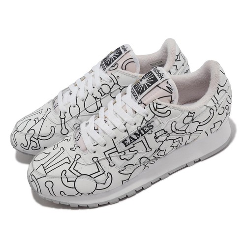 

Reebok x Eames Office EAMES Классическая кожаная игрушка-раскраска для мужчин унисекс GY6393, Белый, Eames Classic Leather
