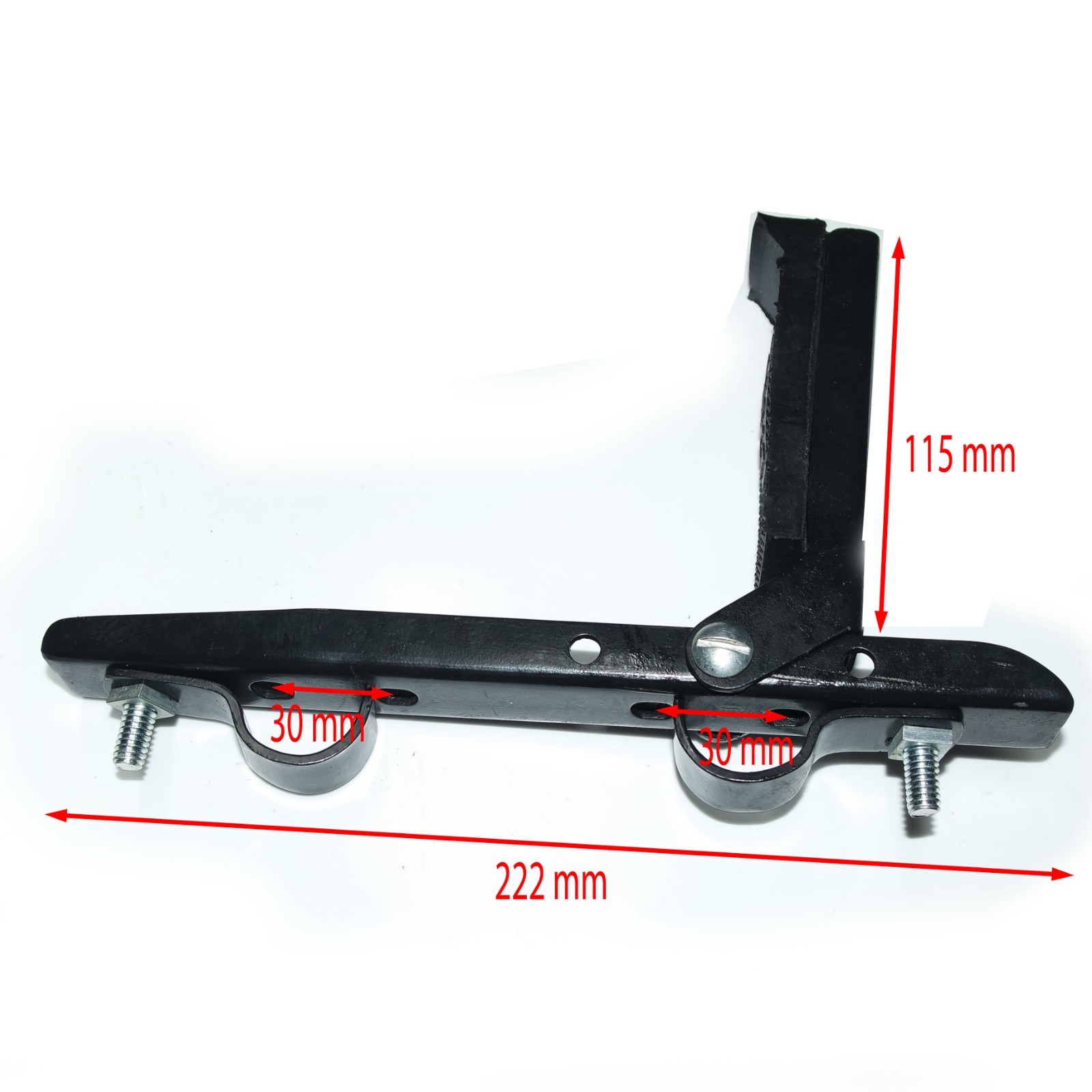 Lycett Pillion Footrest Set With Rubber For BSA Bantam D1 D3 Rigid Frame  
