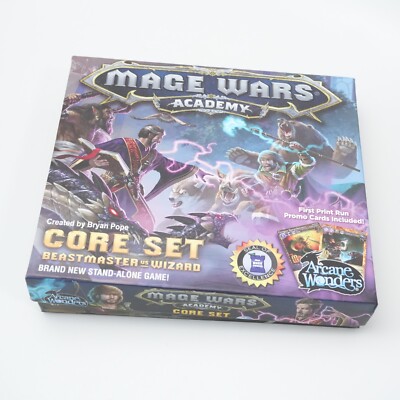 Mage Wars Academy Core Set Beastmaster vs Wizard NEW