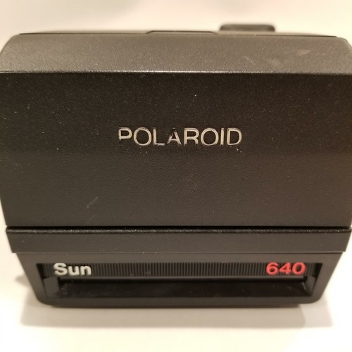 Vintage Polaroid 600 Land Camera Sun 640 Camera with Strap