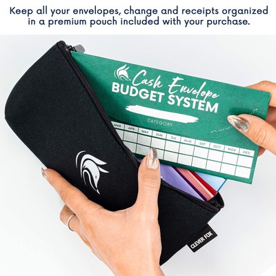 Clever Fox Cash Envelopes for Budgeting System – Budget Envelopes for Cash Bu...