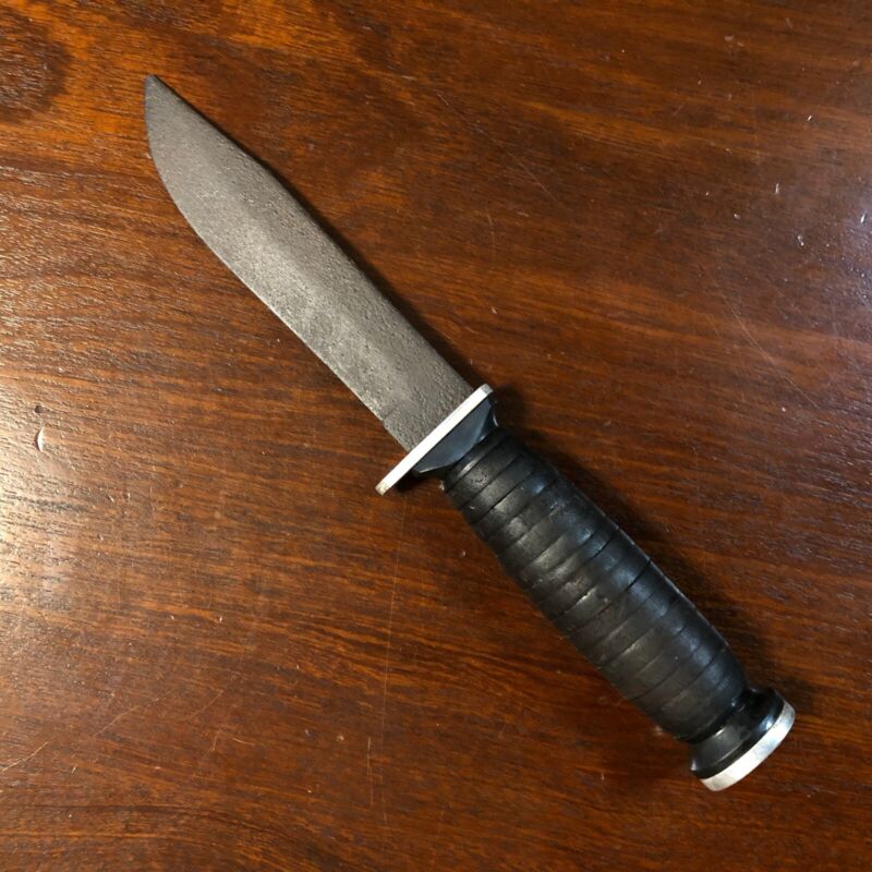Vintage 60s 70s Sears Craftsman USA "The Camper" Fixed Blade Bowie Hunting Knife