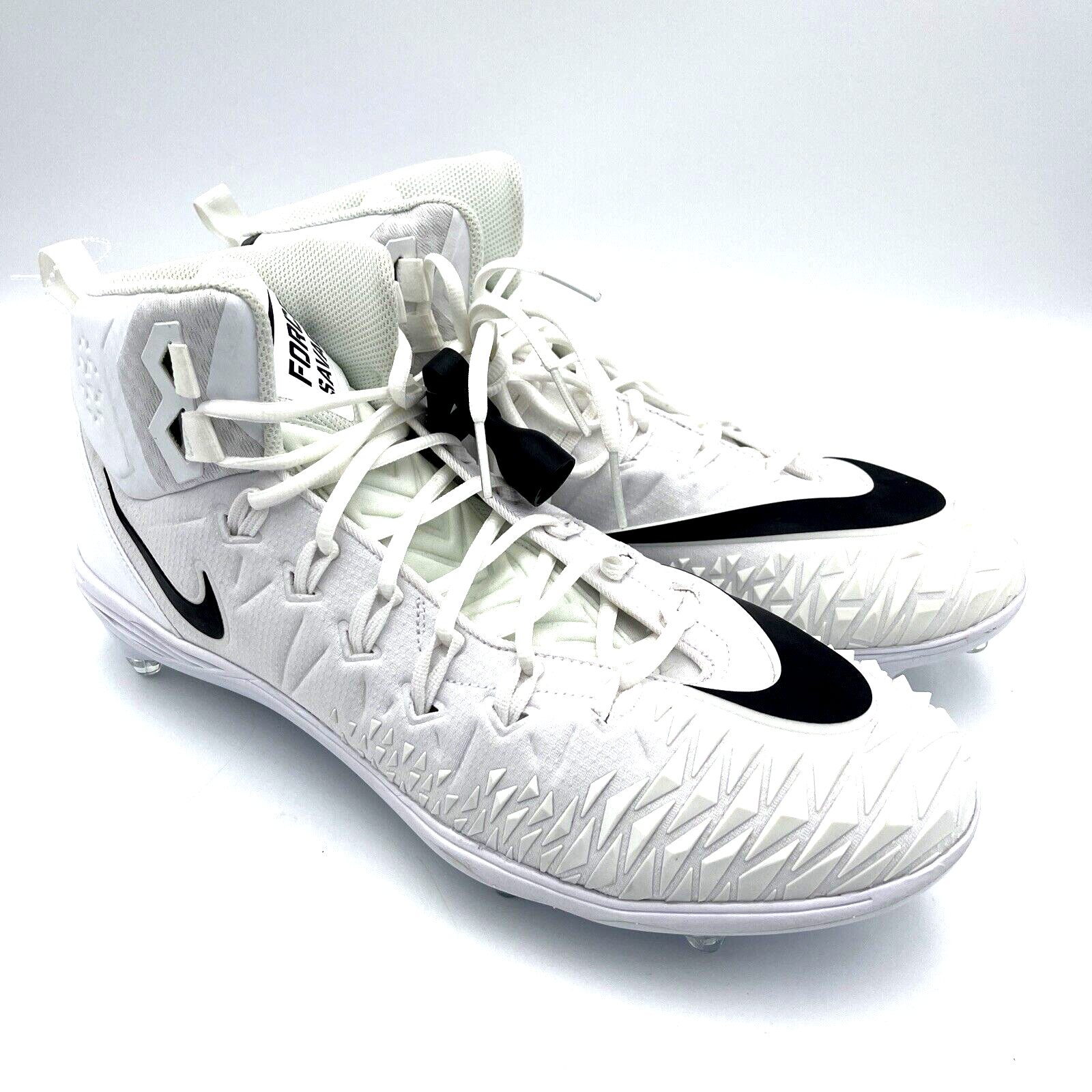 NEW Nike FORCE SAVAGE PRO WHT / BLK Football Cleats Men's