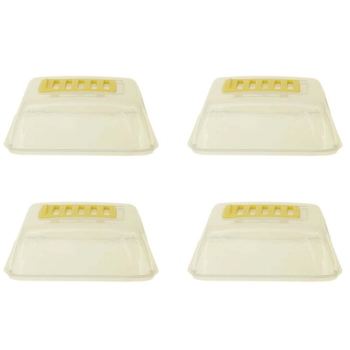 4 x Whitefurze 22cm Propagator Covers Plastic