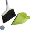 Casabella Basics 2-Piece Angled Broom and Dustpan Set, 44