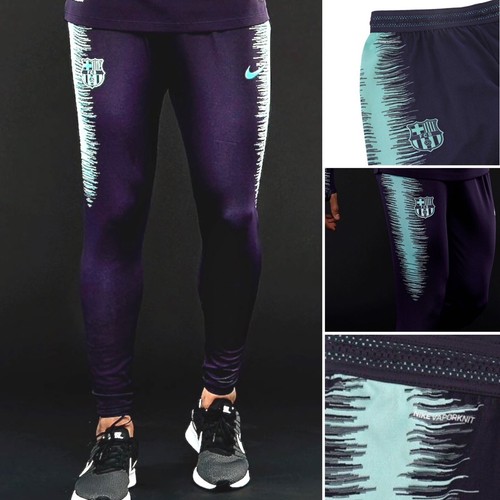 【美品】Nike FC Barcelona VaporKnit チームパンツ Nike FC Barcelona Vapor Strike Match Pants Joggers Sz Medium