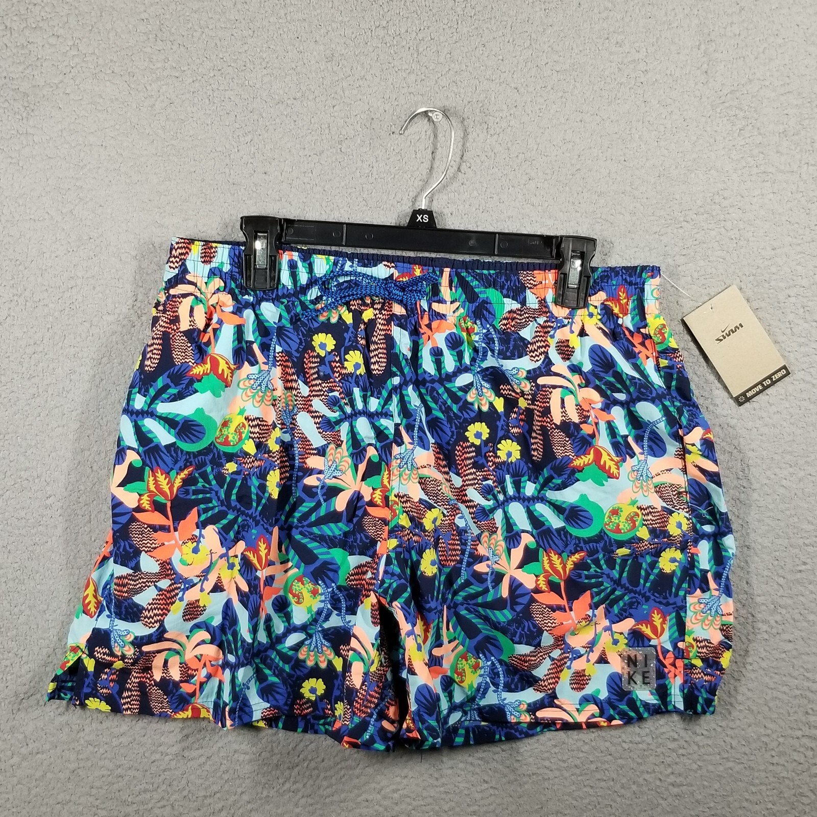★ ★ 7Color Men's Easy Fit Archive Logo Short Sl Men's Size XL Nike Electric Floral Icon 7