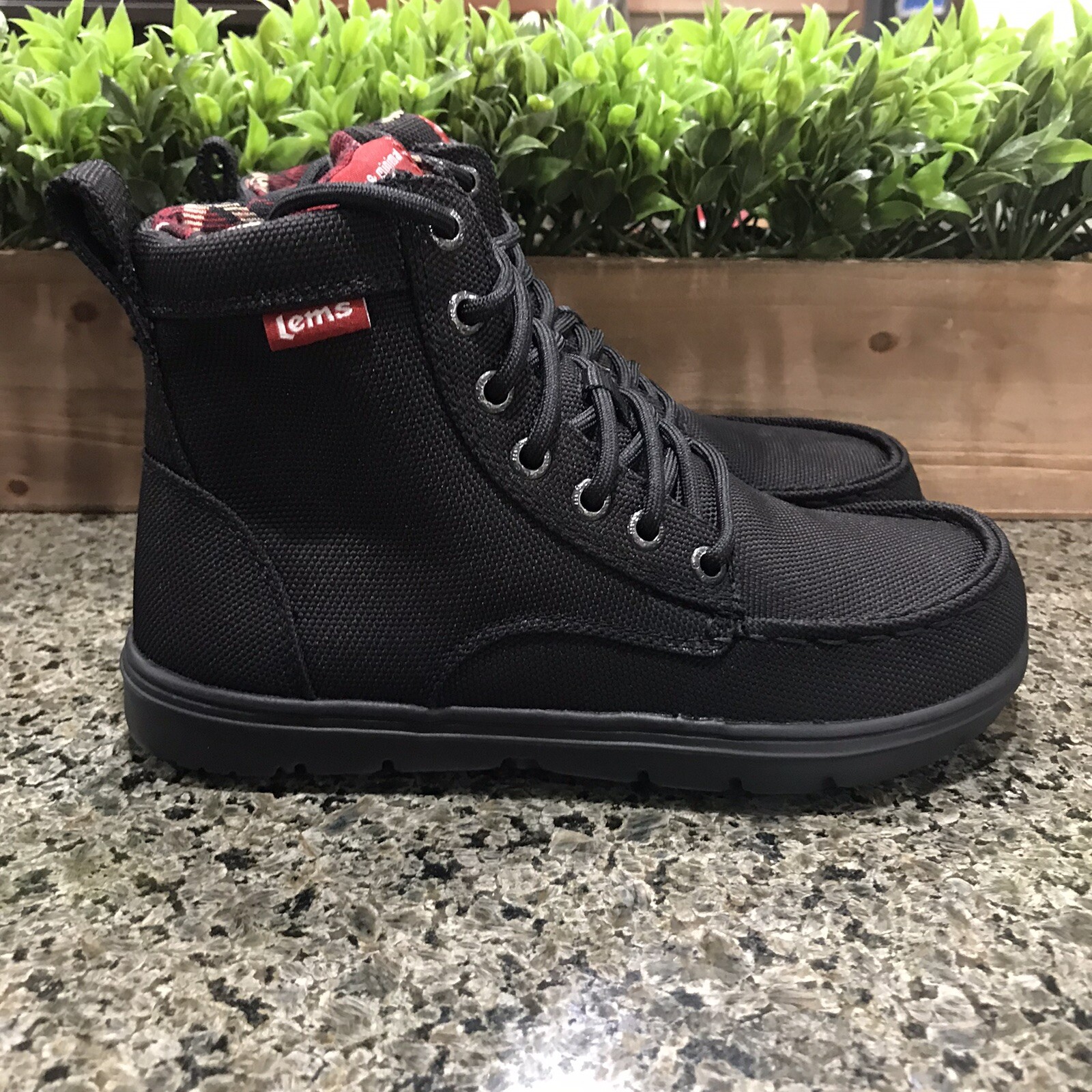 Ботинки Lems Black Barefoot Zero Drop 