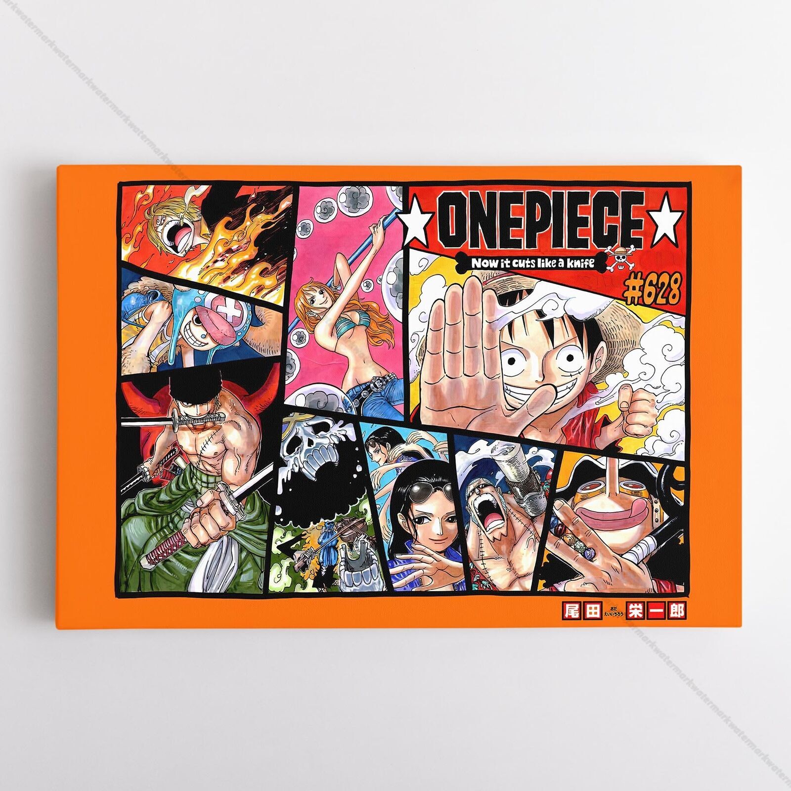 One Piece Poster Canvas - Chapter 628 M Art Printajor Cleanup