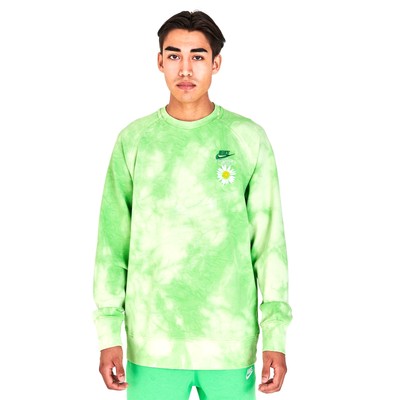 

Мужская толстовка с круглым вырезом Nike Vivid Green Sportswear (DM5010 332), Vivid green/white