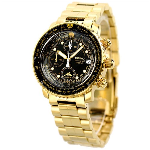 seiko flightmaster sna411 gold