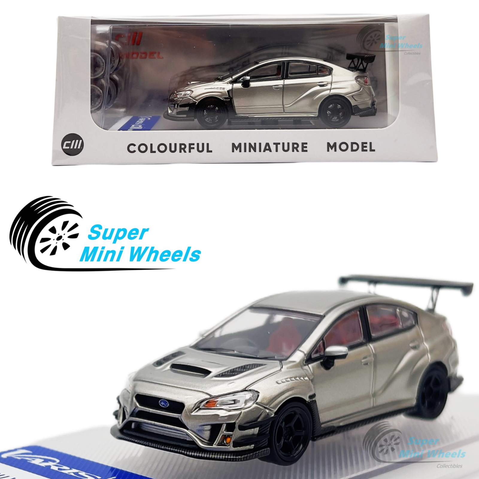 レジンキット完成品　VARS SUBARU WRX 1/64 スケールモデル Amazon | CM MODEL 1/64 スバル VAB WRX STI&S4 VARIS Wide Body