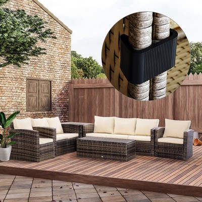 Set of 10 Outdoor Patio Wicker Furniture Fasteners Clip Sectional Connector
