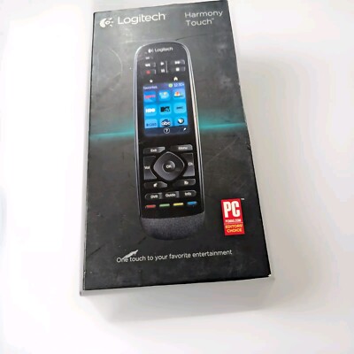Logitech Harmony Touch N-R0006 Remote Control Charging Dock And Cords Black