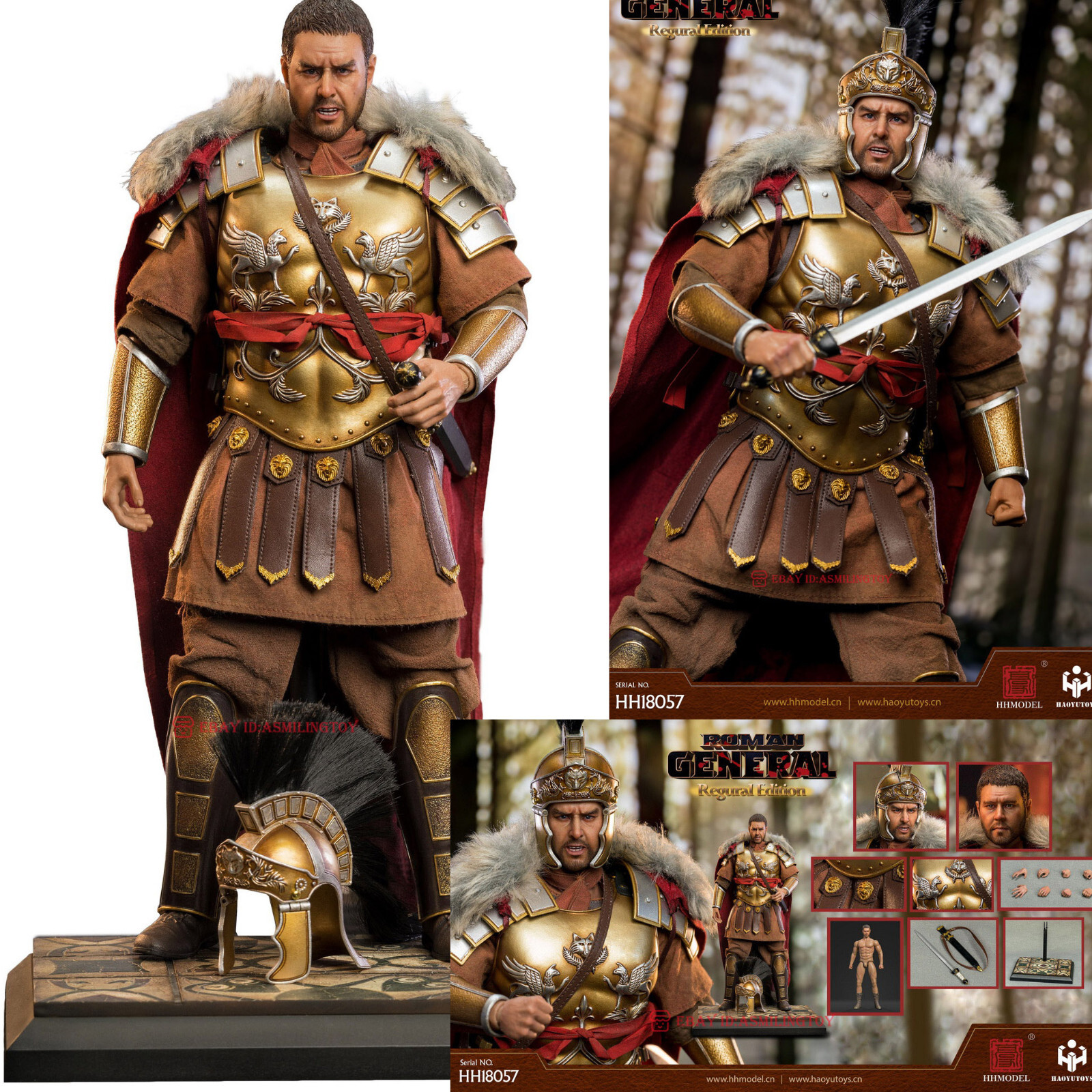 HHMODEL x HAOYUTOYS New 1/6 Imperial Legion Imperial General