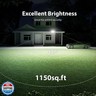 Onforu 75W LED Flood Light Motion Sensor Outdoor, 7000lm Dusk to Dawn Flood Light, Security Light with Three Head, IP65 Waterproof Exterior Floodlight, 6500k Wall Light for Entryway Stairs Yard Garage
