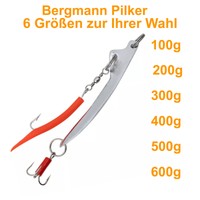 Bergmann Norway Pilker Tiefentyer Tiefsepilker for turbot 100 to 600g