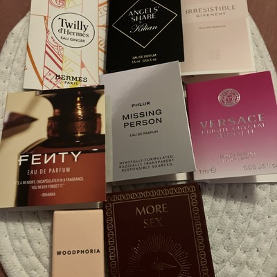 8 Assorted Perfume Sample Vials Spray New