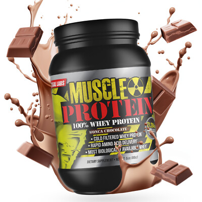 Muscle Whey Protein Powder, 10LB Colossallabs
