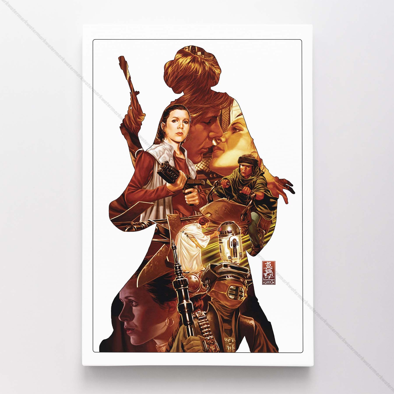Star Wars Poster Canvas Movie Comic Art Print #68