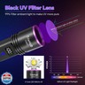 TrixHub 365nm Black Light Flashlight, UV Flashlight Rechargeable with LCD Display, Powerful Ultraviolet Lights for Pet Urine Detection, Resin Curing, Blood Tracking, Scorpion, Uranium Glass, A/CLeak
