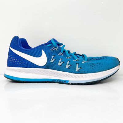 Nike Womens Air Zoom Pegasus 33 831356-401 Синие кроссовки для бега Размер 8,5