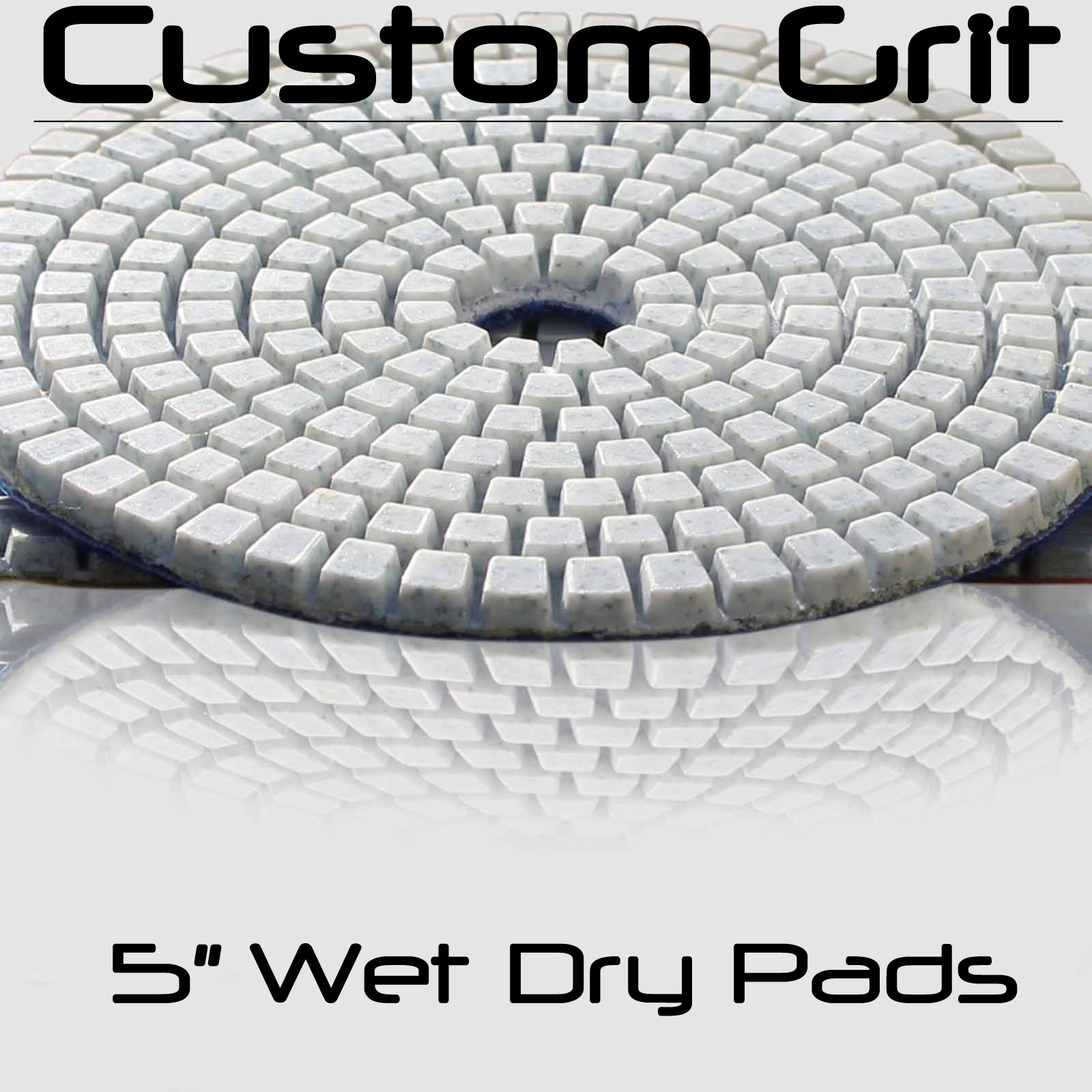 5 Inch Wet Dry Diamond Polishing Pads Sanding Disc Concrete